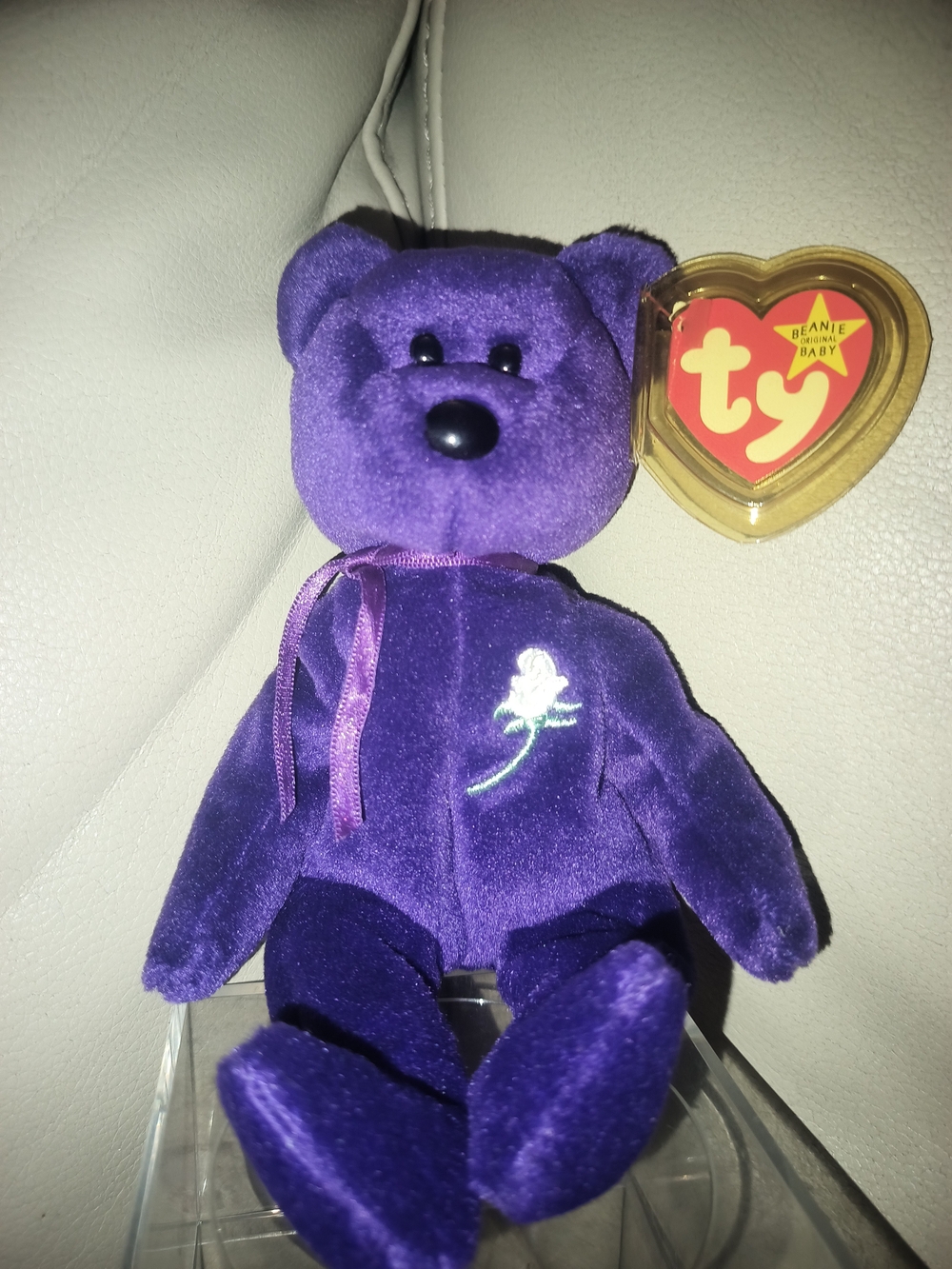 Princess Diana Beanie Bear Plush And Case